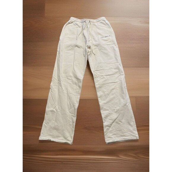 Women's White Track Pants - Picture 3 of 10